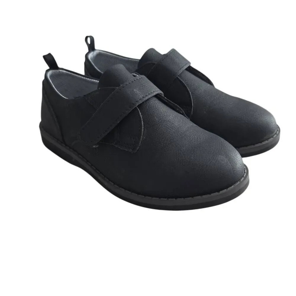 Wonder Kids Boys Size 12 Black Memory Foam Dress Shoes